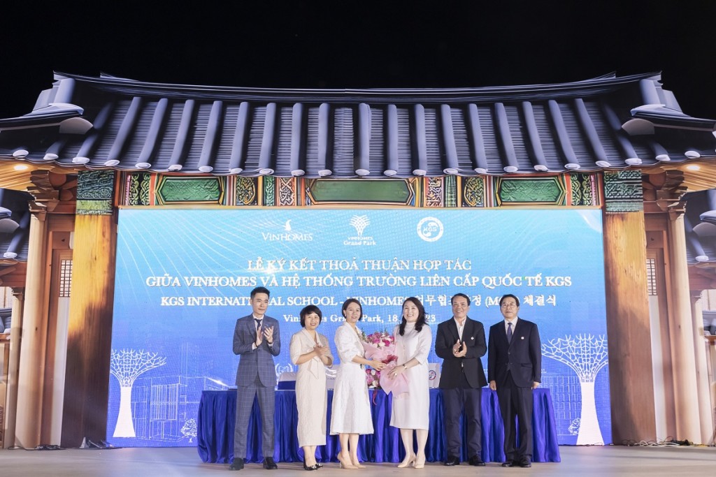 Ký kết với Korea Global School là một cột mốc quan trọng trong chặng đường phát triển của đại đô thị Vinhomes Grand Park